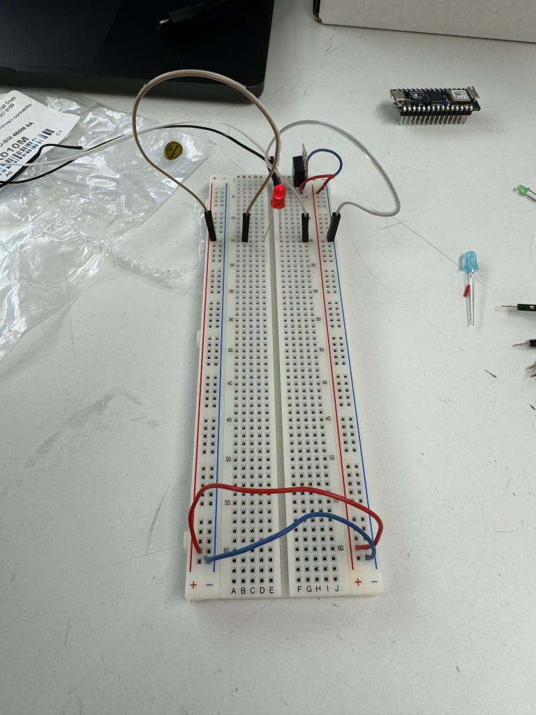 A different pattern for the board, that was shown in our lab for breadboards. https://itp.nyu.edu/physcomp/labs/breadboard/
