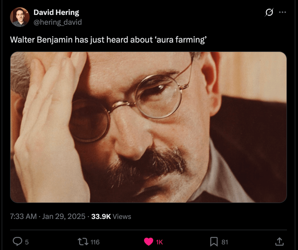 Response to The Work of Art in the Age of Mechanical&nbsp;Reproduction